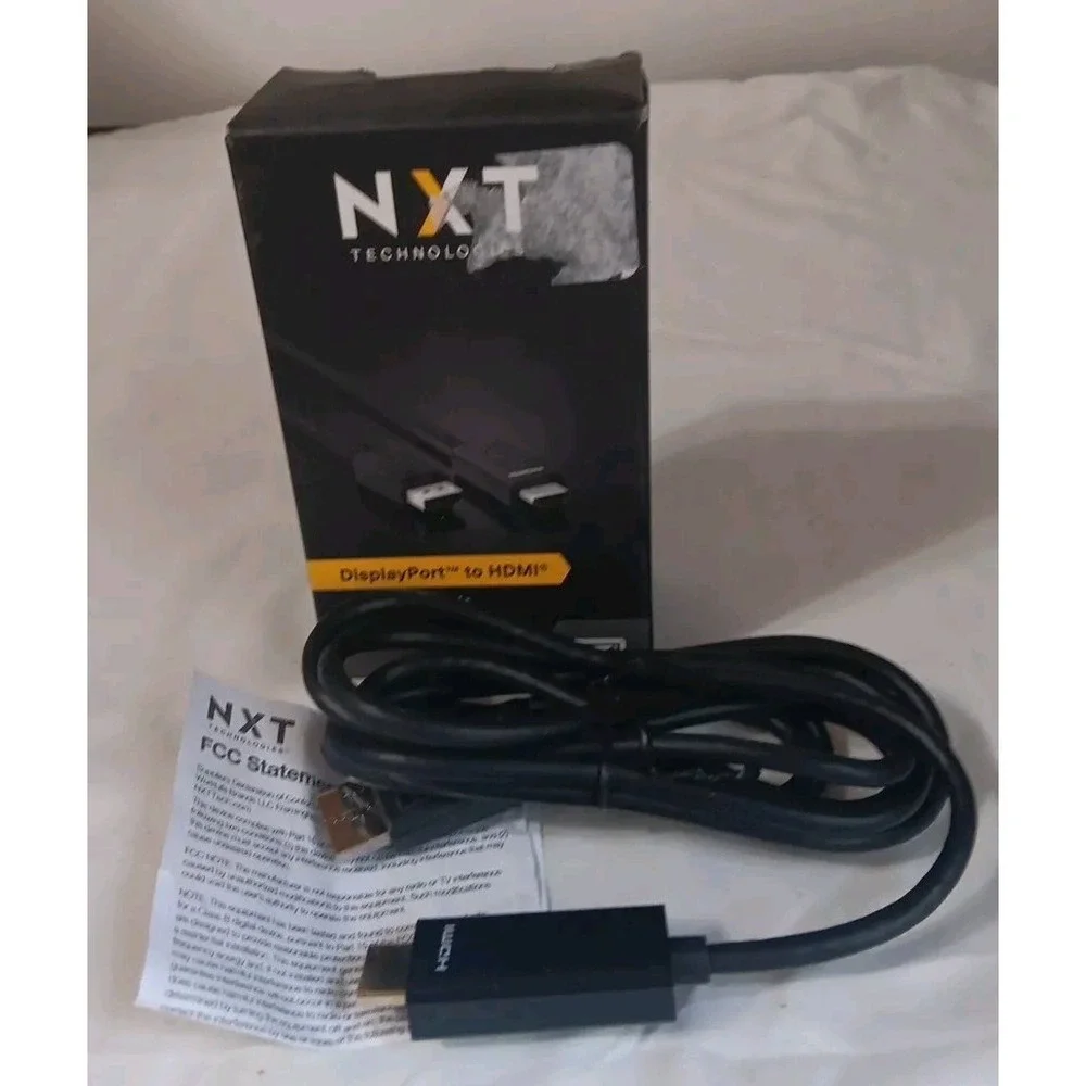 NXT‎ Technologies NX51760 6ft DisplayPort to HDMI Audio Video Cable